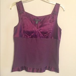 Kenneth Cole plum sleeveless top